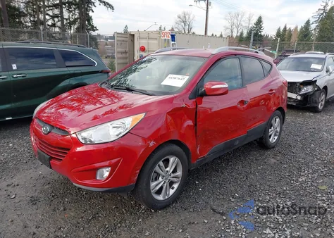 2013 Hyundai Tucson Gls z USA, uszkodzony, nr VIN KM8JUCAC4DU575974